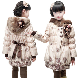  冬装童装中大童女童棉衣外套韩版加厚 儿童女童棉袄清仓特价