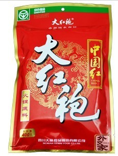  麻辣/火锅底料/大红袍 中国红 火锅底料400克/袋 四川最好的火锅