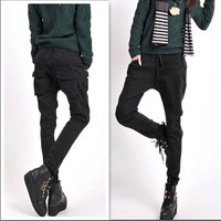 大码哈伦<em>七分</em>裤女 夏 新款休闲<em>7分马裤</em>浅色中