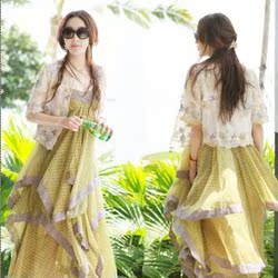 <em>碎花裙子</em>冬季热销爆款|碎花裙子如何配<em>外套</em>,碎