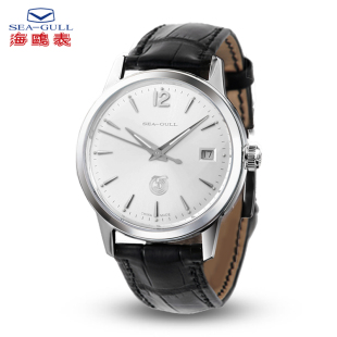  Seagull海鸥手表 男士51限量经典复古手表 表带真皮自动机械表