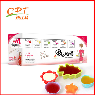  [买1送1]康比特果情秘语 代餐布丁18袋6口味代餐粉果冻粉膳食纤维