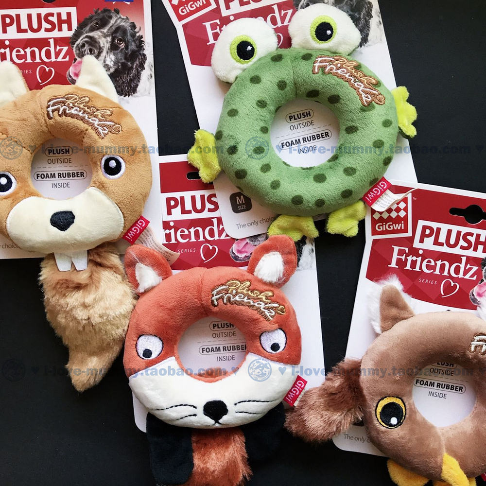GiGwi Pets Dogs Teddy Vocalization Doll doughnut Toys Molar Toys SMEsin the Pet/Pet food and supplies , Cat/Dog Toys , Sound toys category - from Buy2taobao.com to provide professional Taobao agent buy service