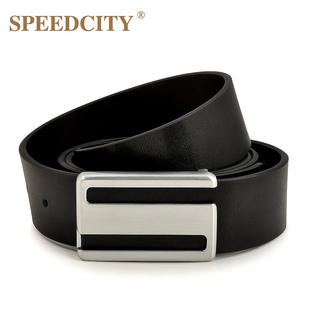  [已质检]SPEEDCITY正品时尚韩版休闲男士皮带男式裤带牛皮