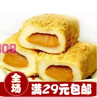  满29元包邮 台湾麻薯雪之恋手造麻薯180克花生