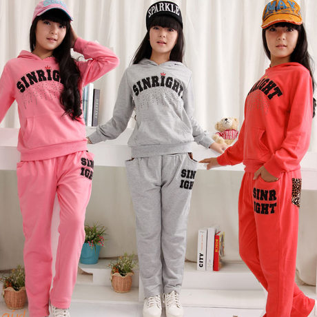 大童女装13岁春装儿童运动装15春季潮女大童