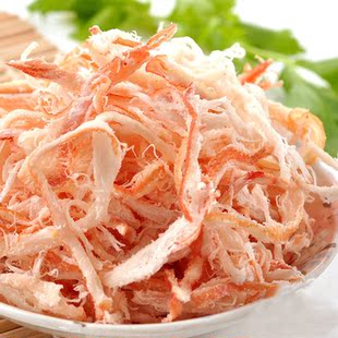  糖糖屋零食特产【一件包邮】 精选深海鱿鱼/碳烤鱿鱼丝 辣味150g