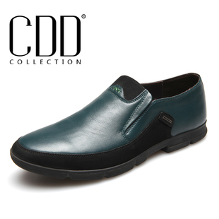  CDD春季韩版男鞋 单鞋子套脚百搭皮鞋板鞋英伦商务休闲鞋AN30201