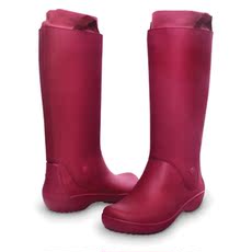 Зимние ботинки crocs卡骆驰正品代购女鞋 女士时尚软胶雨靴12424 12424/6d 9