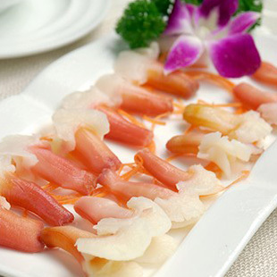  新鲜冷冻食品 日本料理 寿司刺身兰花蚌 500克包 海鲜贝类 美食