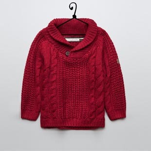 Z家大牌童装 <em>男</em>童装<em>红毛衣外套</em>上衣 限量版秋