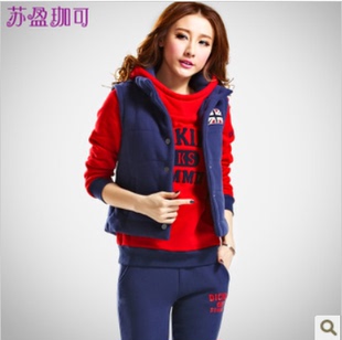 <em>天猫</em> <em>淘宝商城</em>大码运动服套装女 冬 加厚<em>卫衣 套</em>