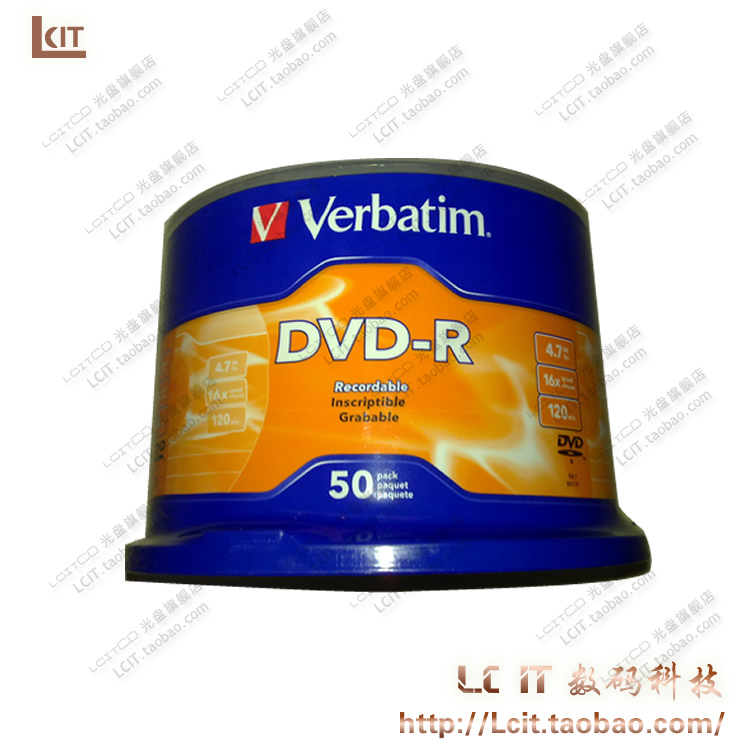 Verbatim Verbatim plain noodles DVD + -R 16X Burn CD Blank disc dvd Burn bucketin the Office Equipment/Consumables/Related Services , Disk recording storage class , Discs category - from Buy2taobao.com to provide professional Taobao agent buy service