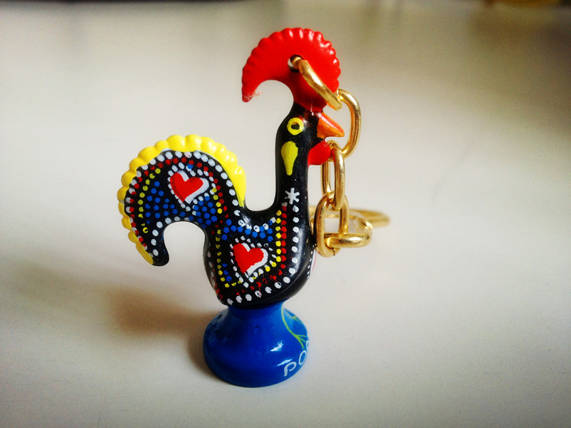 葡萄牙小型变色天气公鸡 天气预报 吉祥鸡 创意