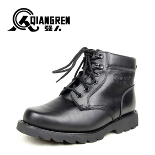 3515强人正品军靴男 潮流短筒工装靴男 羊毛棉靴马丁靴战靴12509
