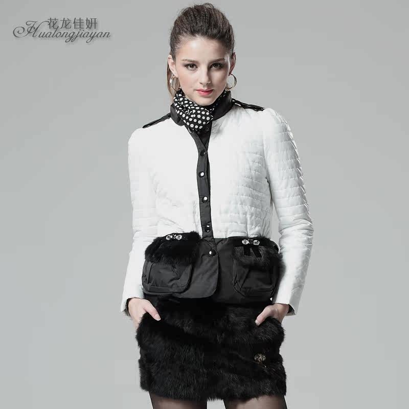 花龙佳妍 <em>女式小棉衣</em>服2012秋冬新款 韩版短款