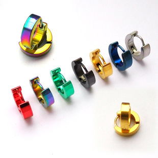  钛钢男士耳钉耳环耳饰 韩国版男生单只版 潮男配饰品