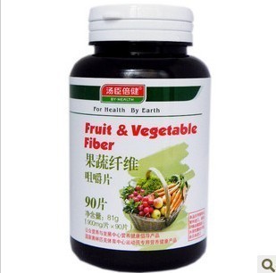  汤臣倍健 果蔬纤维90片 膳食纤维 改善便秘调理肠胃 促销装带防伪