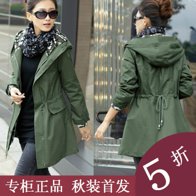 包邮棉服2013<em>秋冬</em>新款休闲<em>修身</em>显瘦<em>风衣女外</em>