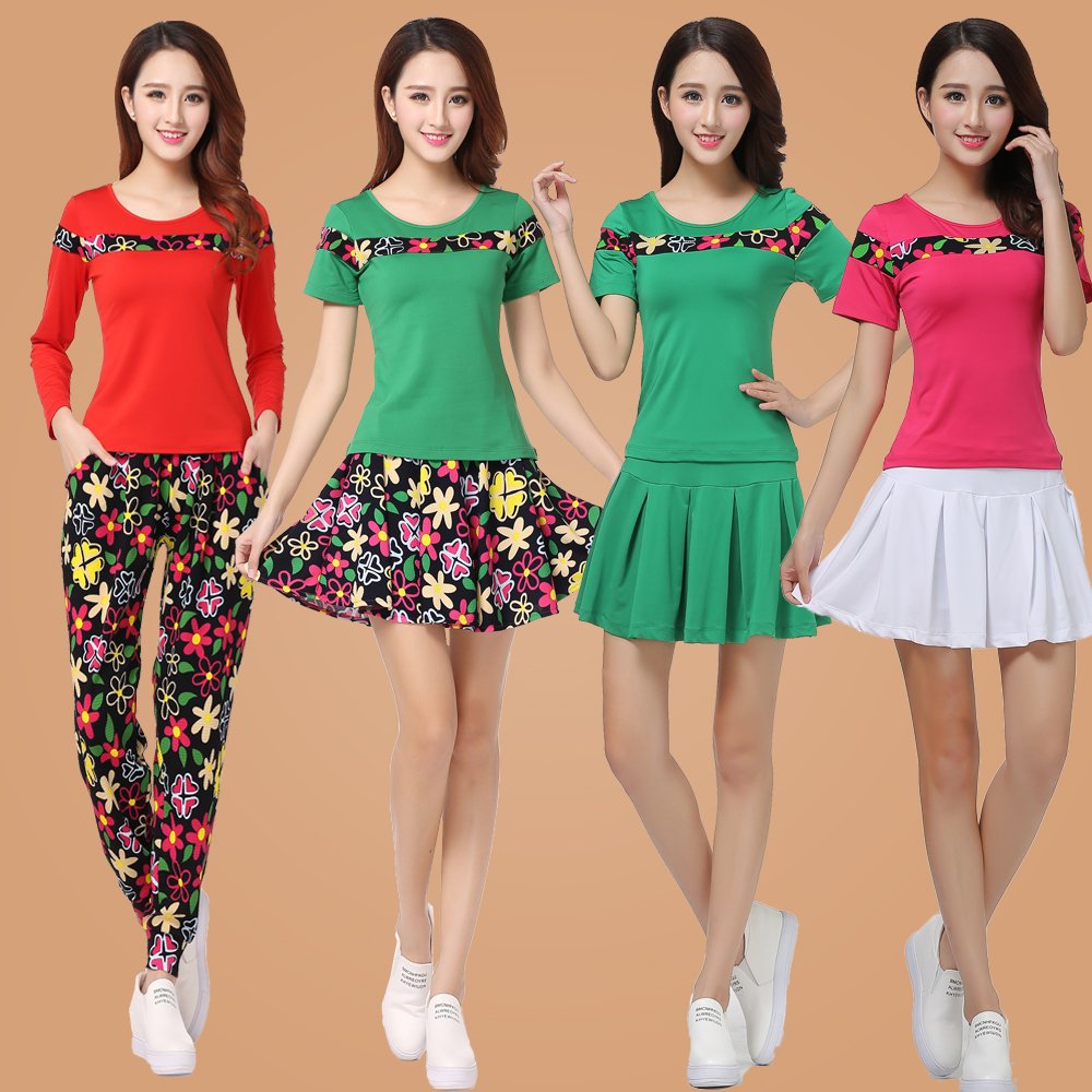 square dance New suit New spring and summer Fashion dance clothes Morning exercises motion leisure time Costumein the Sports/Yoga/Fitness/Fans supplies , Dance/Aerobics/Gymnastics , Square Dance , Square Dance Set category - from Buy2taobao.com to provide professional Taobao agent buy service