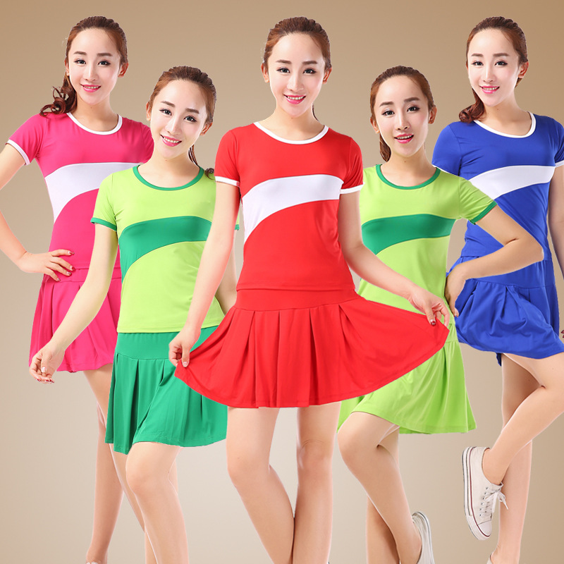 Summer and fall square dance clothing suit new pattern Apple Bodybuilding Dance costume motion costume Large Dance clothingin the Sports/Yoga/Fitness/Fans supplies , Dance/Aerobics/Gymnastics , Square Dance , Square Dance Set category - from Buy2taobao.com to provide professional Taobao agent buy service