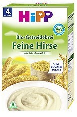  德国代购hipp喜宝最新款有机免敏纯小米米粉250g4个月2830预定