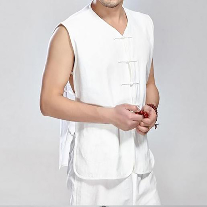 純棉唐裝男青年中國風馬甲男中式夏季坎肩中老年青年寬松爸爸夏裝在類目 男裝, 民族服裝中 - 來自Buy2taobao.com提供專業的淘寶代購服務