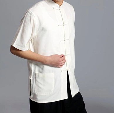 纯棉老粗布唐装男短袖夏练功服 中式儒风民族服饰多色秒杀包邮在类目 男装, 民族服装中 - 来自Buy2taobao.com提供专业的淘宝代购服务