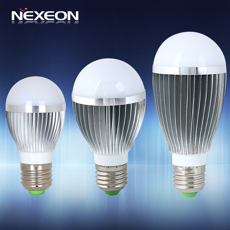nexeon纳新LED球泡灯3W5W7W节能灯泡贴片灯珠高亮E27螺口光源Lamp