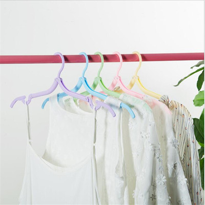 刘涛同款便携式出差旅行可折叠衣架酒店宾馆晾衣架挂衣服撑5个装