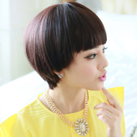 女生<em>时尚</em>假发<em>女短发蘑菇</em>头<em>发型</em>帅气BOBO波波