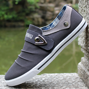  夏季搭扣懒人鞋 潮流休闲鞋 韩版男鞋 英伦板鞋子 流行男鞋透气鞋