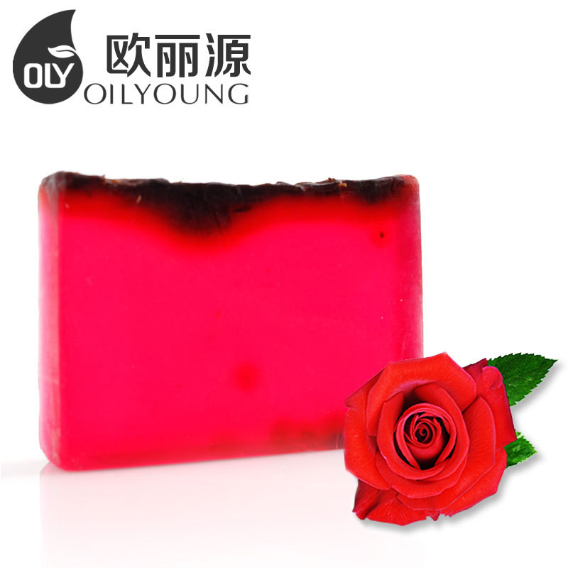 【9.9包邮】玫瑰精油手工皂100g