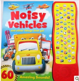 早教英语儿童交通工具认知书 noisy vehicles大