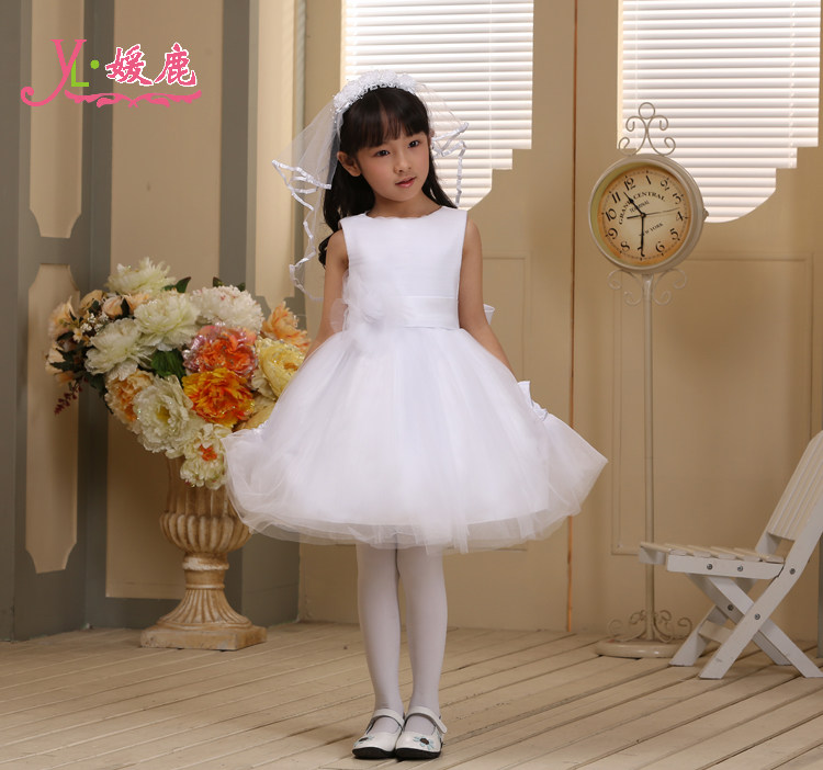 儿童礼服裙公主裙 花童装 <em>舞台</em>装 <em>女童连衣裙</em>婚