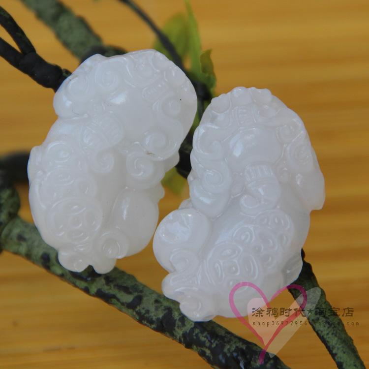 natural jade White jade Afghanistan Jade brave troops Pendant lovers Xinjiang Nephrite Pendant Lucky Ruishou wholesalein the Accessories/Fashion Jewelry, Pendant/Pendant category - from Buy2taobao.com to provide professional Taobao agent buy service