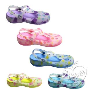  外贸童鞋女童凉鞋儿童防滑鞋镂空洞洞鞋中大童亲子款轻便防臭