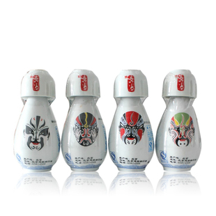  北京特产二锅头/52度京爷京剧脸谱二锅头小酒版白酒收藏 150ml*4