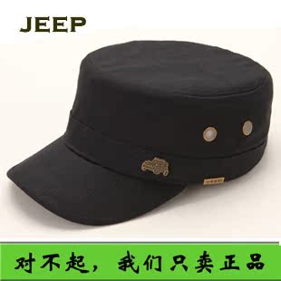  美国吉普jeep正品代购军帽鸭舌帽平顶帽男士女士户外英伦钓鱼帽子