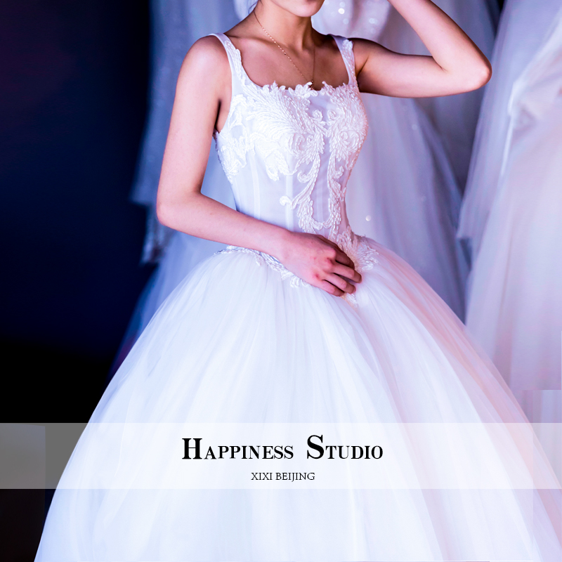 Hi hi Sen family Wedding dress 2018 High-end customized Shoulders Hollow Wedding dress princess Backless Show thin sexy Tailingin the Women's clothing/Boutique , Wedding/Cheongsam/Formal dress , Wedding category - from Buy2taobao.com to provide professional Taobao agent buy service