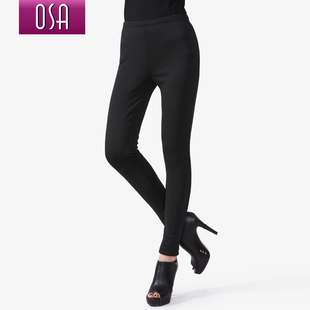  OSA品牌服饰旗舰店春装新款韩版女装加绒保暖打底裤子K23901