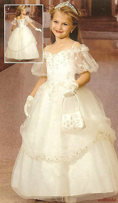 <em>儿童</em>婚纱<em>礼服</em>公主裙花童裙<em>女童</em>生日<em>礼服儿童</em>晚