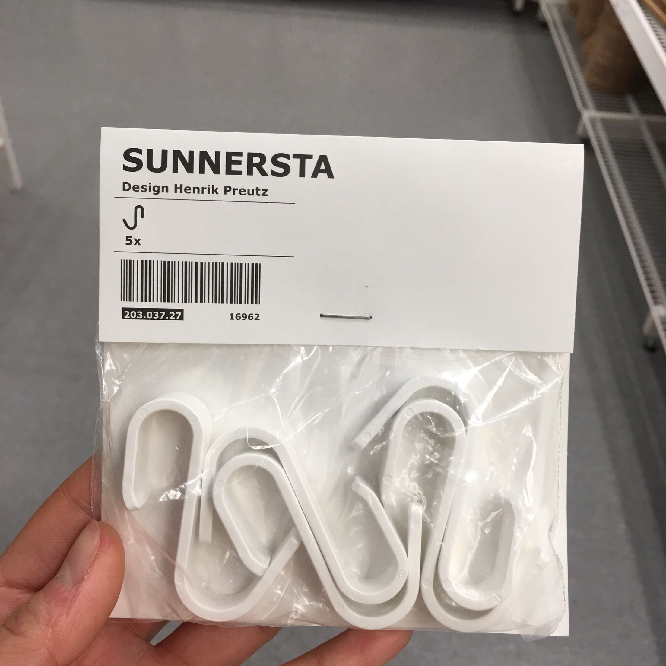 【IKEA/宜家专业国内代购】 苏纳思 S 形挂钩 5件套在类目 家装主材, 厨房, 厨房挂件, 支架挂钩中 - 来自Buy2taobao.com提供专业的淘宝代购服务