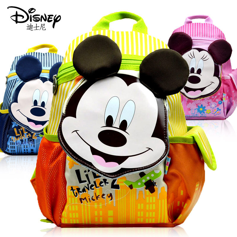 Authentic Disney Baby cartoon cute Mickey Mouse backpack for children kindergarten school bags for men and women