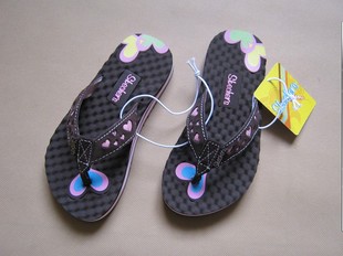  外贸 Skechers/斯凯奇女童夹脚拖鞋公主儿童人字拖沙滩拖鞋休闲拖