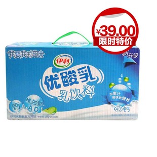  营养美味 无添加 健康 伊利优酸乳（AD钙）250ml*24 酸酸乳