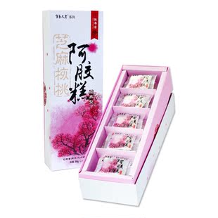  恒寿堂】芝麻核桃阿胶糕300g即食阿胶固元膏片 送黑糖+代餐棒