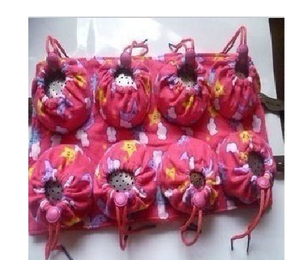 自制八连不锈钢随身灸八联加姜片艾灸罐温灸盒