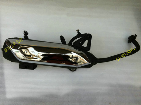 雅马哈凌鹰排气管 ZY125T-A消声器\/巡鹰消声器