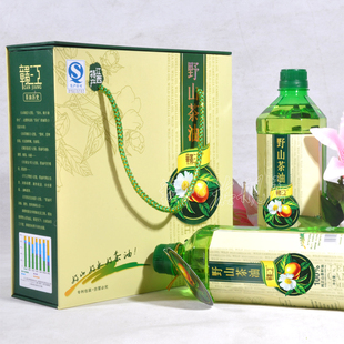  赣江茶油 农家压榨一级野山茶油 1L*2瓶礼盒装适合春节年货福利